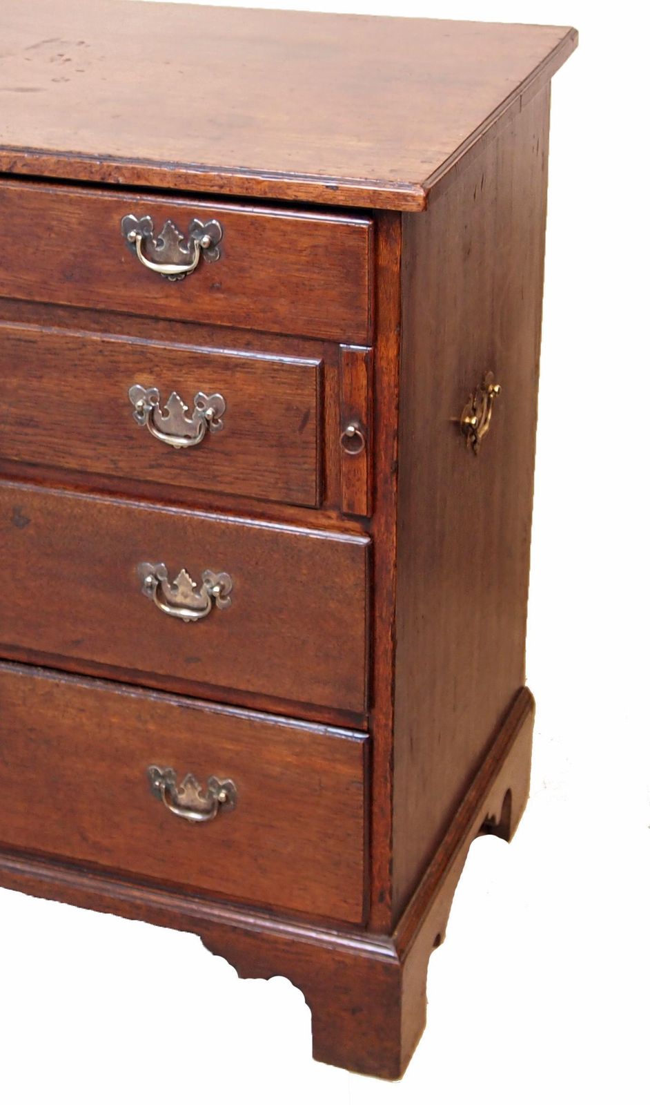 Georgian English Oak 18th Century Bachelors Chest Of Drawers (England, Circa 1750) photo for sale