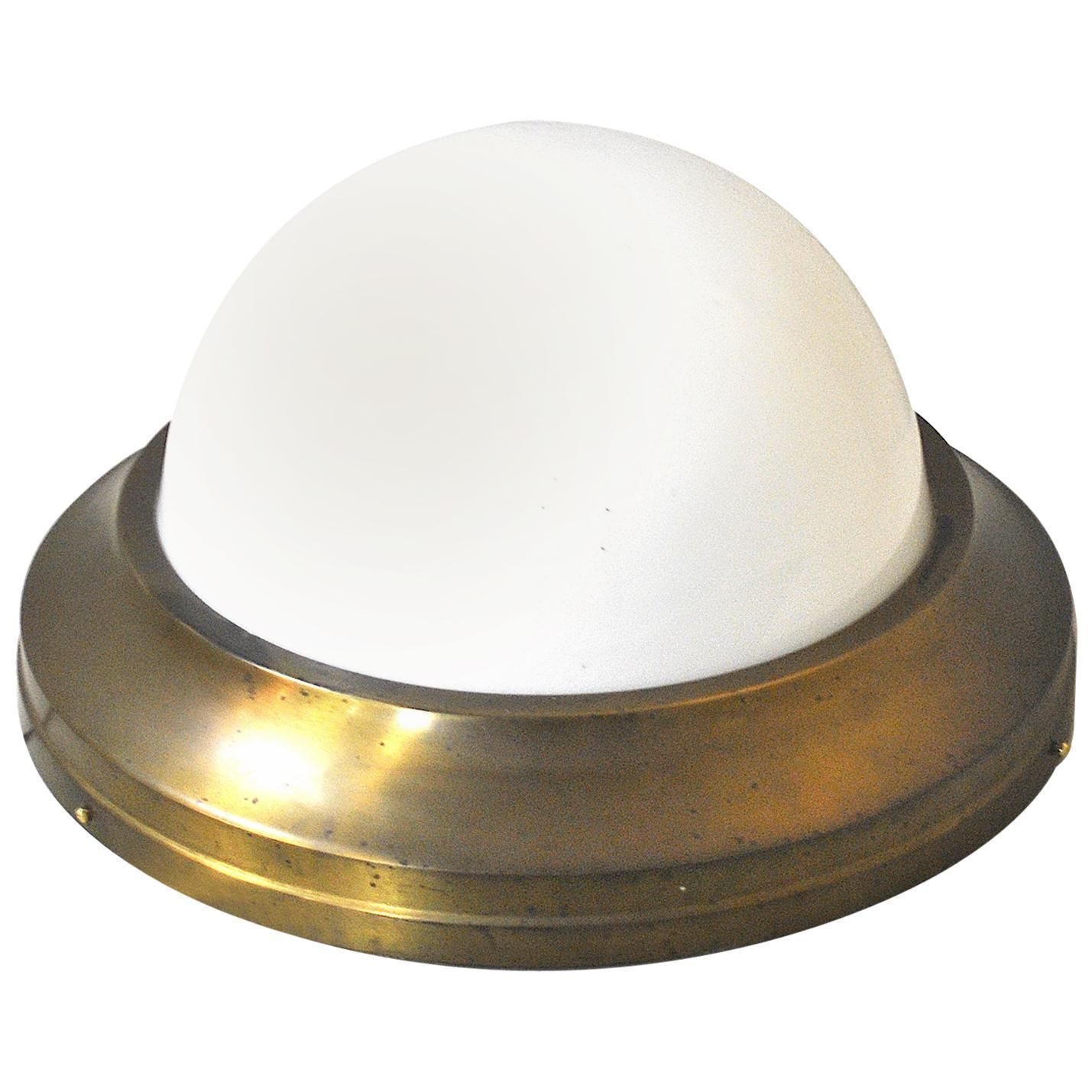 Caccia Dominioni Pier Luigi Italian Mid Century Wall Light In Brass 1960s