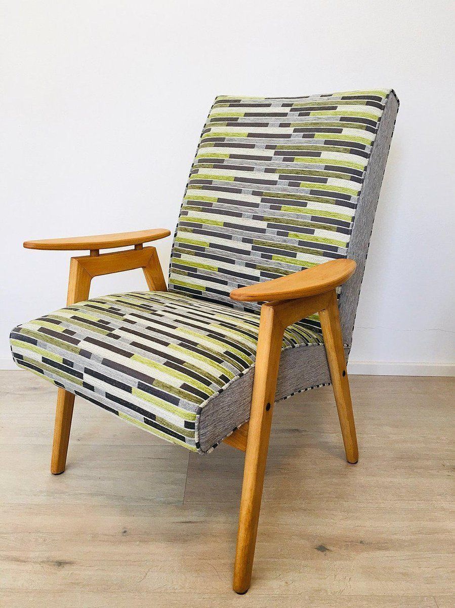 Czech Armchair By Jaroslav Smidek For Jitona, 1960s photo vintage
