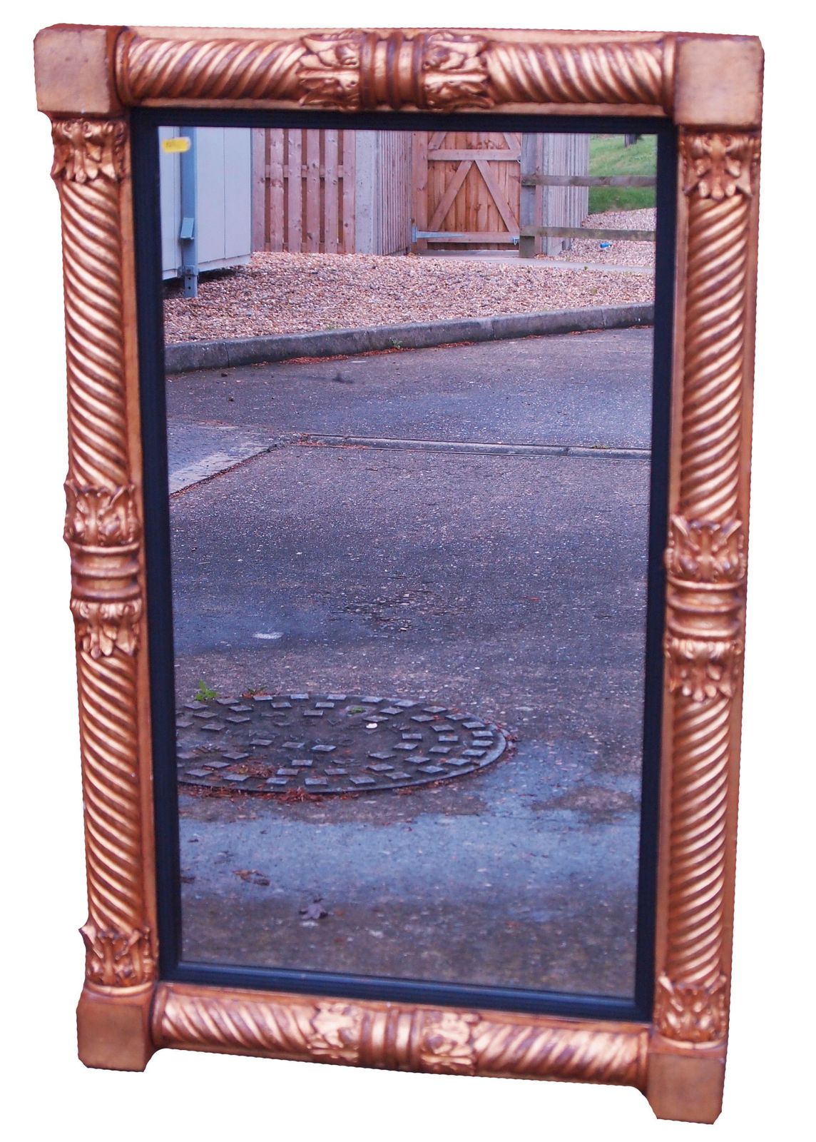English Regency 19th Century Gilt Pier Mirror (England, Circa 1830) photo Home Decor