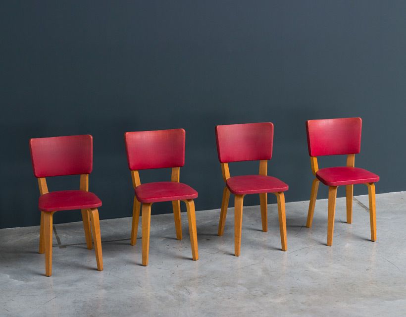Cor Alons 4 Dining Chair Multiplex Plywood 1950 photo furniture