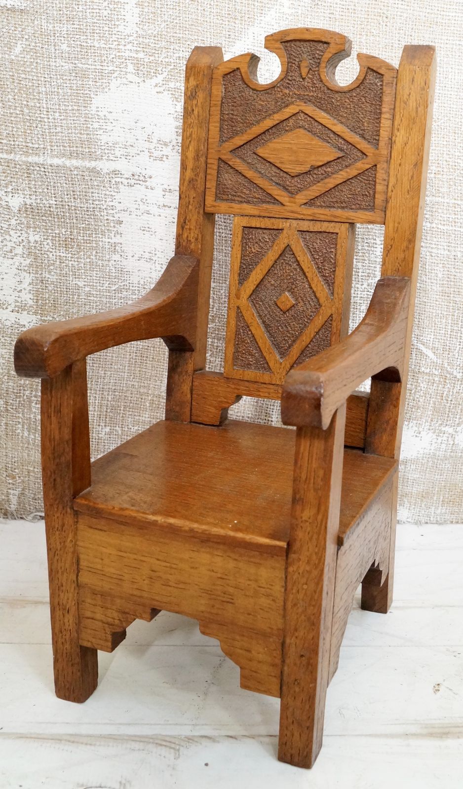 Miniature Oak Apprentice Chair photo for sale