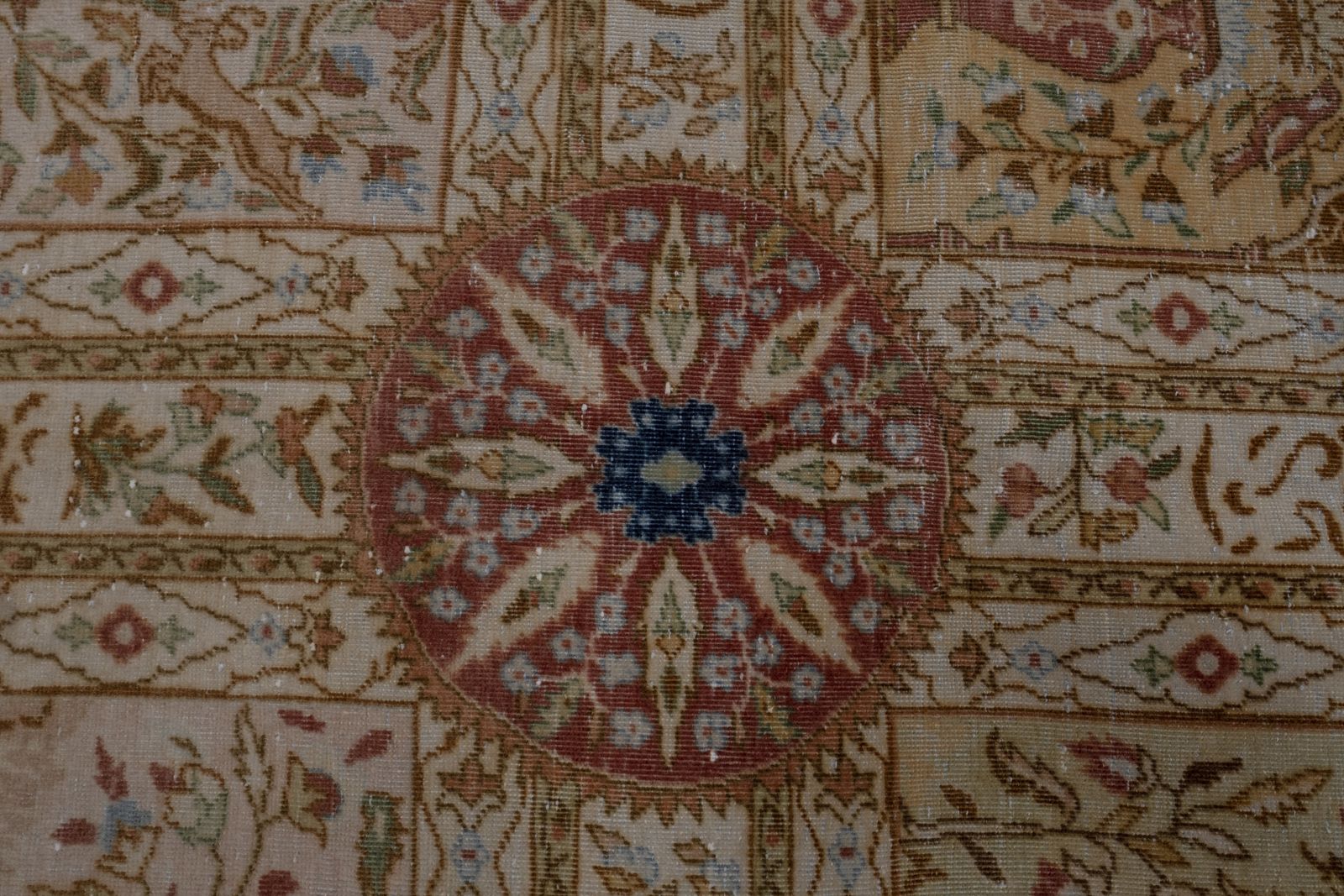 Antique Handmade Samarkand Rug 196 X 294 photo 3064.0