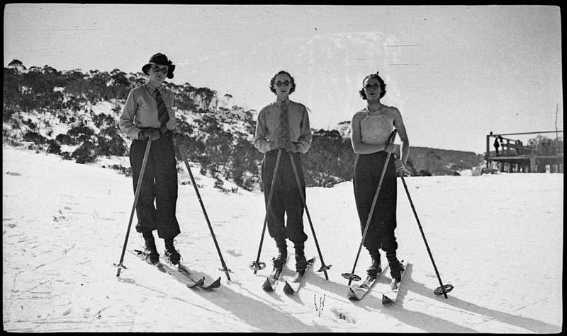 'Mount Kosciusko' 1926 Archival Pigment Print Framed In Black photo furniture