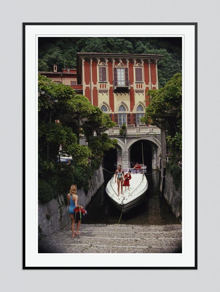 Slim Aarons 'Tullio Abbate' 1983 Oversize C Type Print Framed In Black