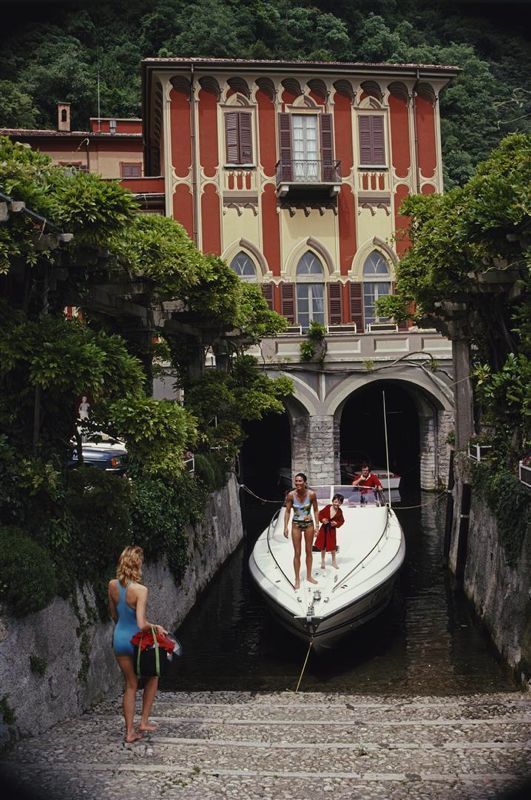 Slim Aarons 'Tullio Abbate' 1983 Oversize C Type Print Framed In Black photo furniture