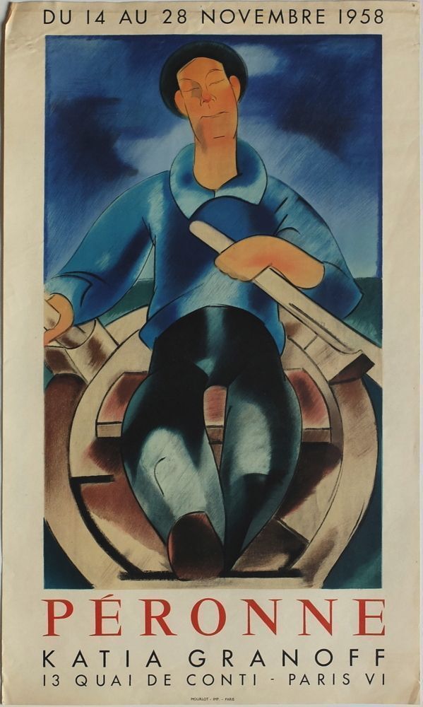 Peronne Louis (1892 1963)   Mourlot Poster   Expo Galerie Katia Granoff
