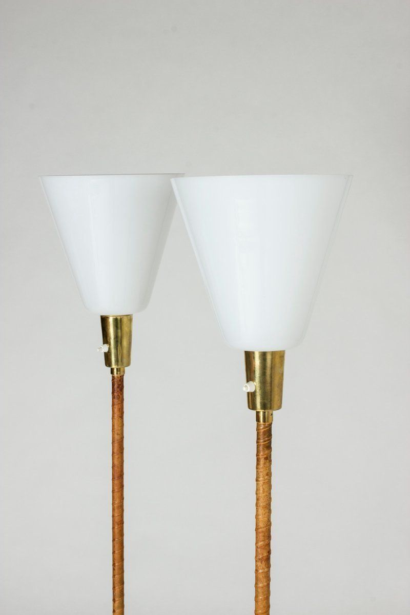 Floor Lamps By Lisa Johansson Pape For Orno, 1950s, Set Of 2 photo vintage