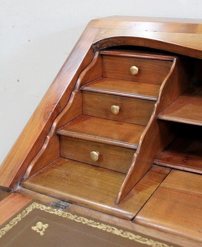 photo for sale Small Cherrywood Sloping Desk, Louis XV Style, Late 19th Century