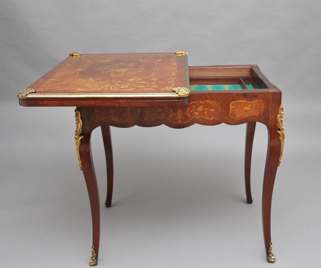 19th Century Kingwood Card Table photo 1950.0