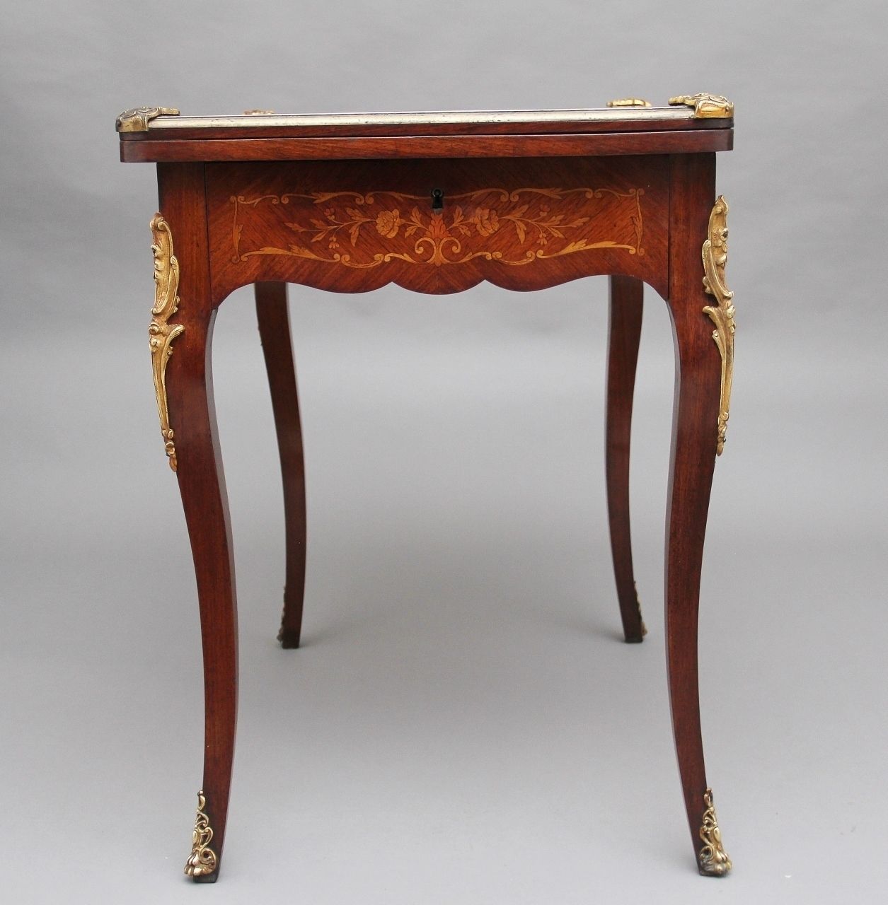 1950.0 19th Century Kingwood Card Table photo