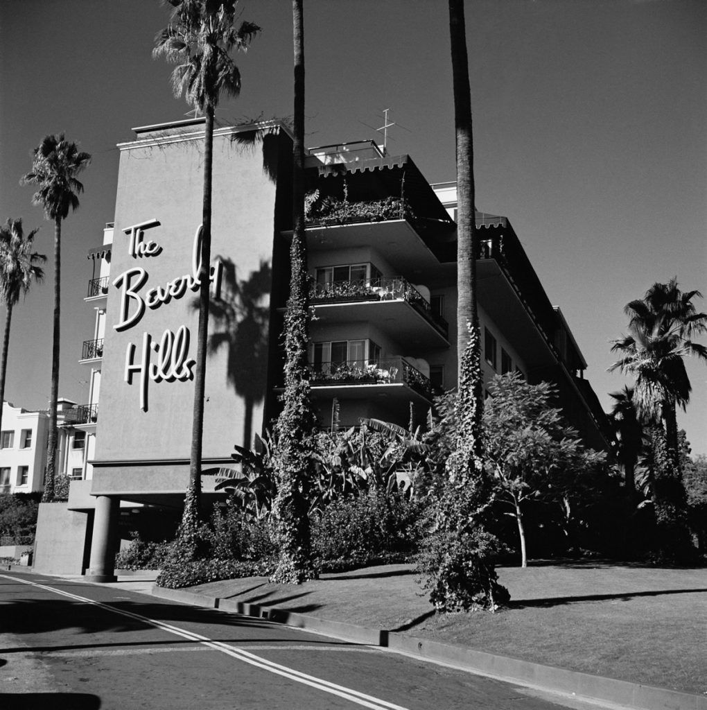 Slim Aarons 'Beverly Hills Hotel' 1952 Oversize Unframed Silver Gelatine Resin Print