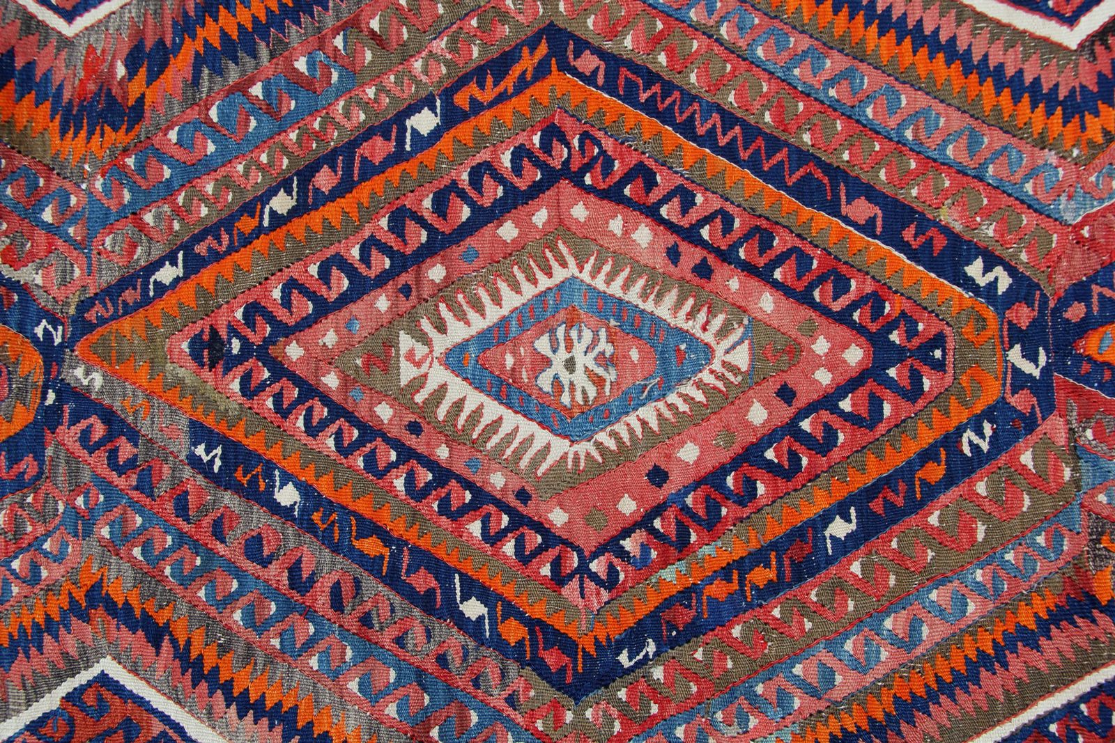 Handmade Turkish Kilim Rug Antique Kilims, Traditional Wool Rug 151x300 Cm photo for sale