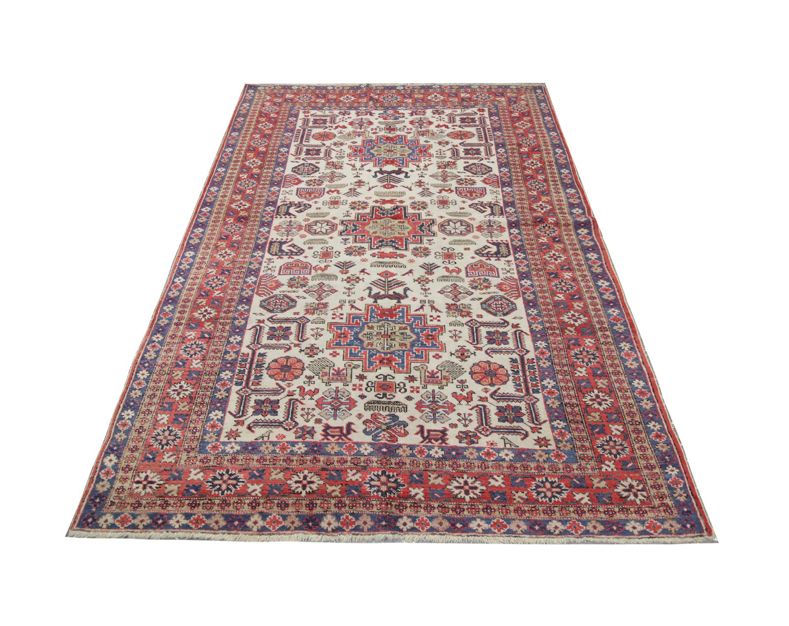 Old Oriental Vintage Rug Karakashli Carpet Caucasian Rug 134 X 216 Cm photo furniture