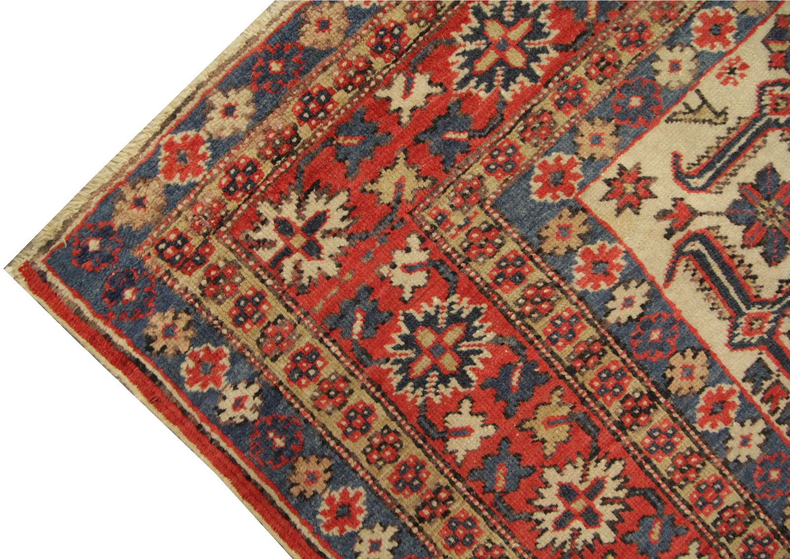 Old Oriental Vintage Rug Karakashli Carpet Caucasian Rug 134 X 216 Cm photo Textiles