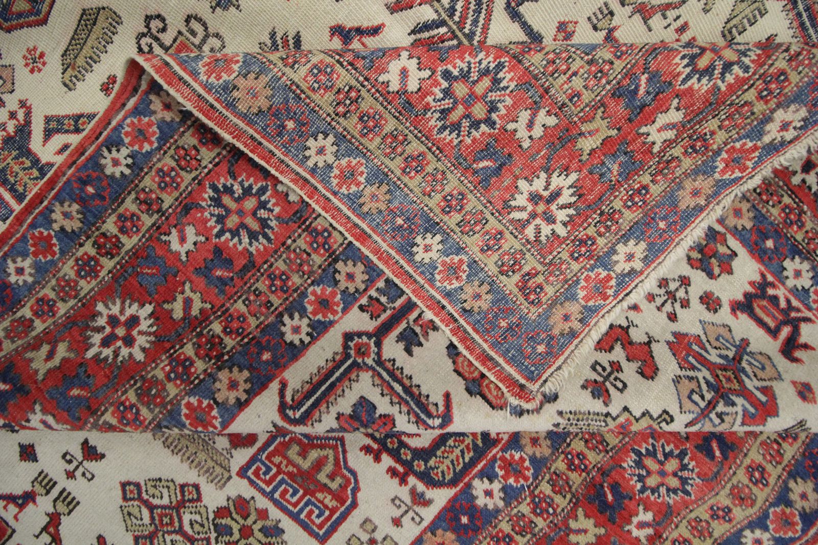Old Oriental Vintage Rug Karakashli Carpet Caucasian Rug 134 X 216 Cm photo buy