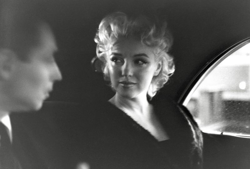 'Marilyn Monroe And Dick Shepherd' Ed Feingersh Silver Gelatin Print Unframed