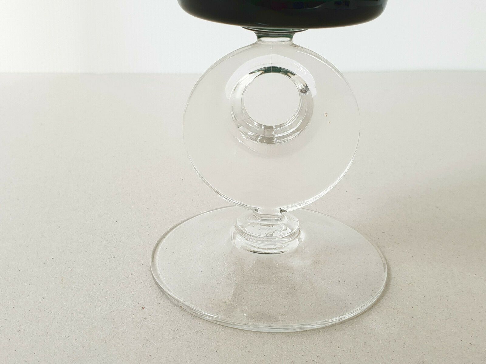 Superb Vase 1960 1970 In Vintage Italian Glass 60s 70s Space Age 60/70 photo for sale