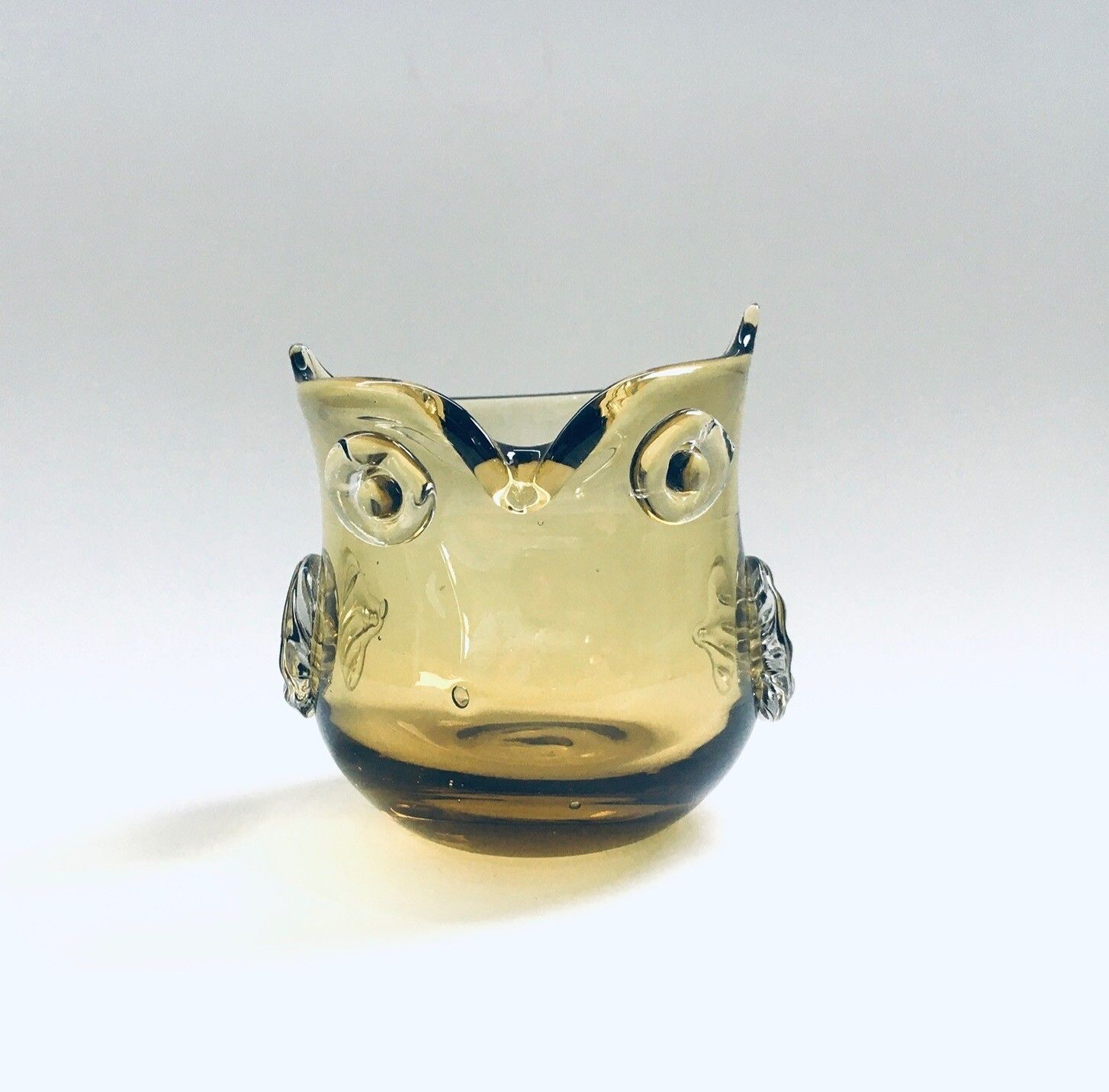 Murano Kunstglas Uil Karaf / Vaas, Jaren 1960 photo furniture