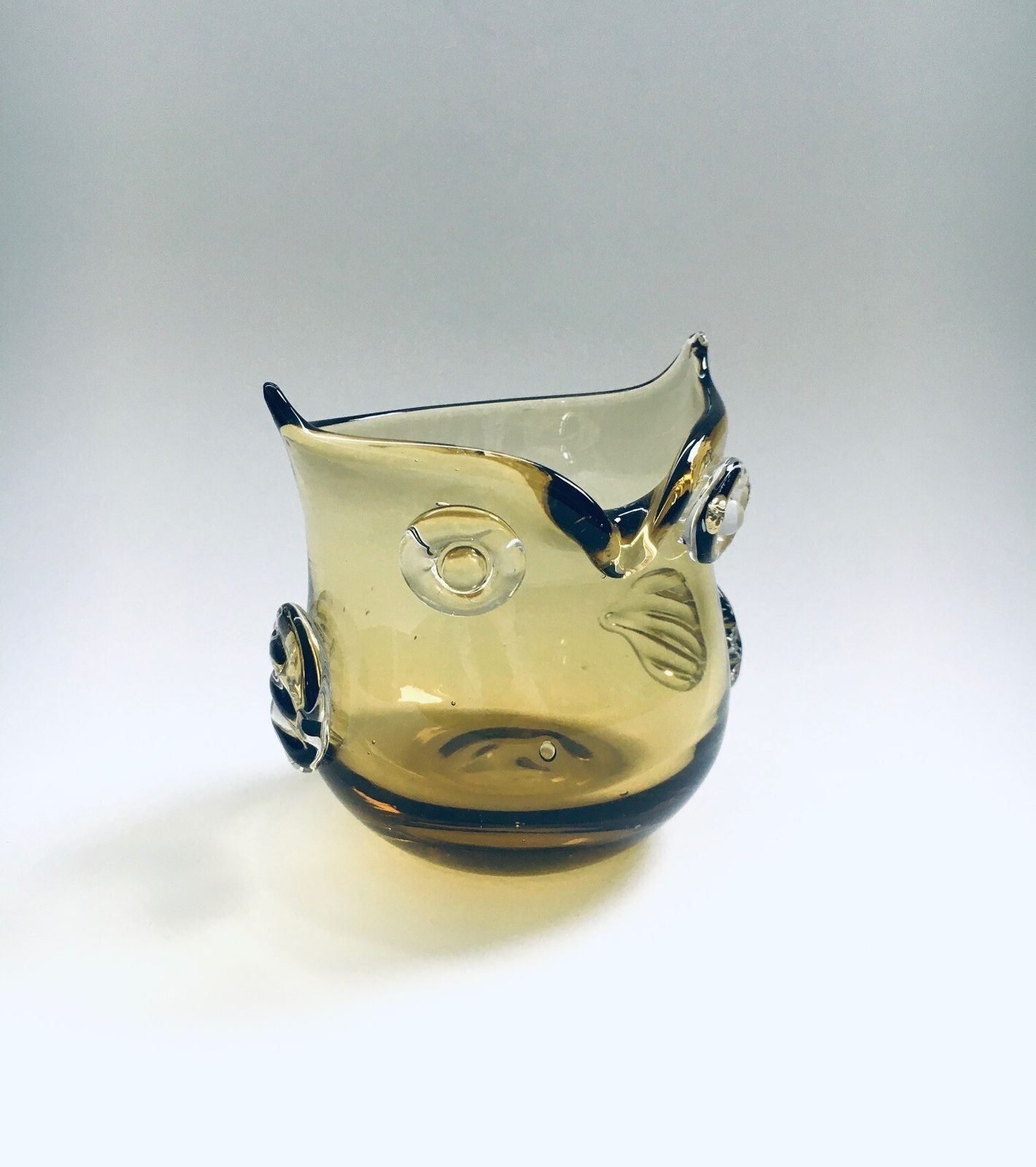 Murano Kunstglas Uil Karaf / Vaas, Jaren 1960 photo buy