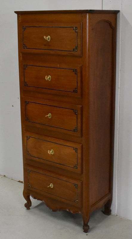 Mahogany Chiffonier, Louis XV / Louis XVI Transition   Xviiith photo for sale