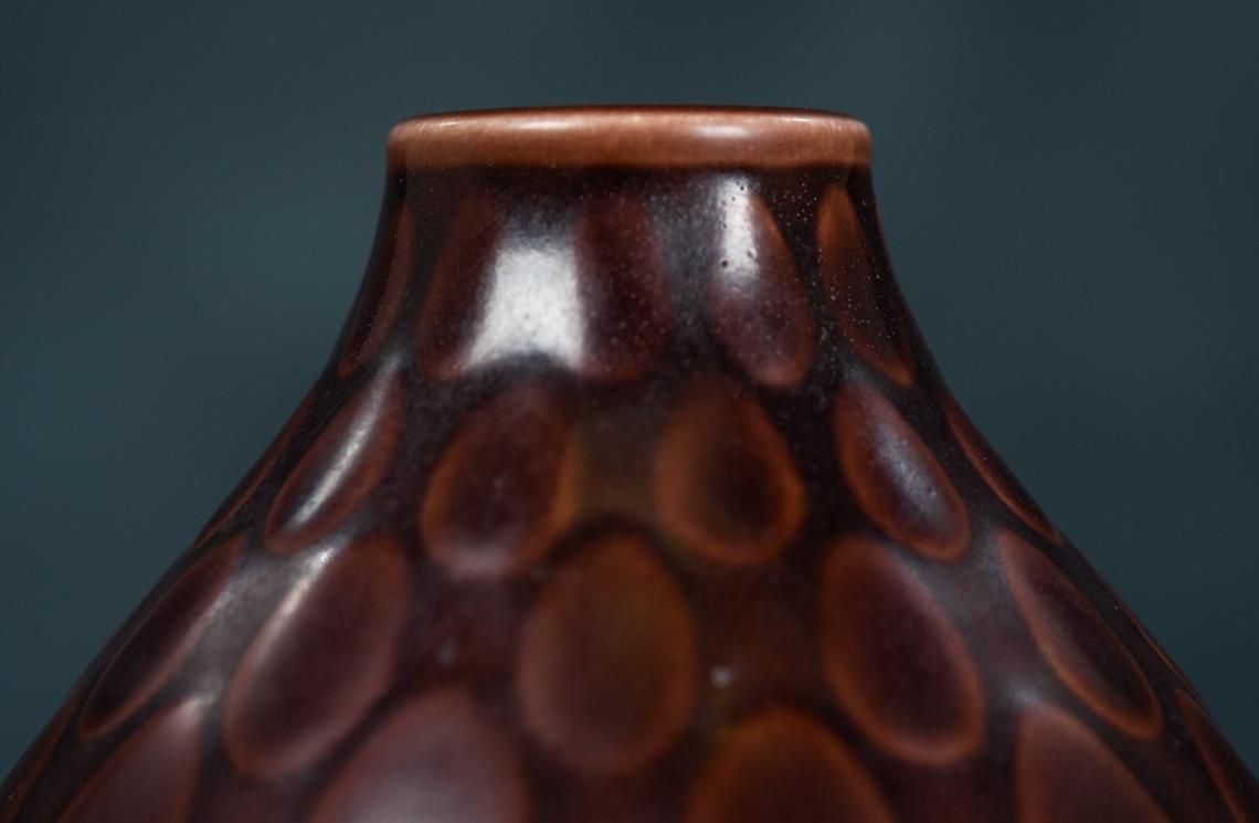 Royal Copenhagen Aluminia Marselis Vase Designed By Nils Thorsson, 1950s, Denmark photo 348.0