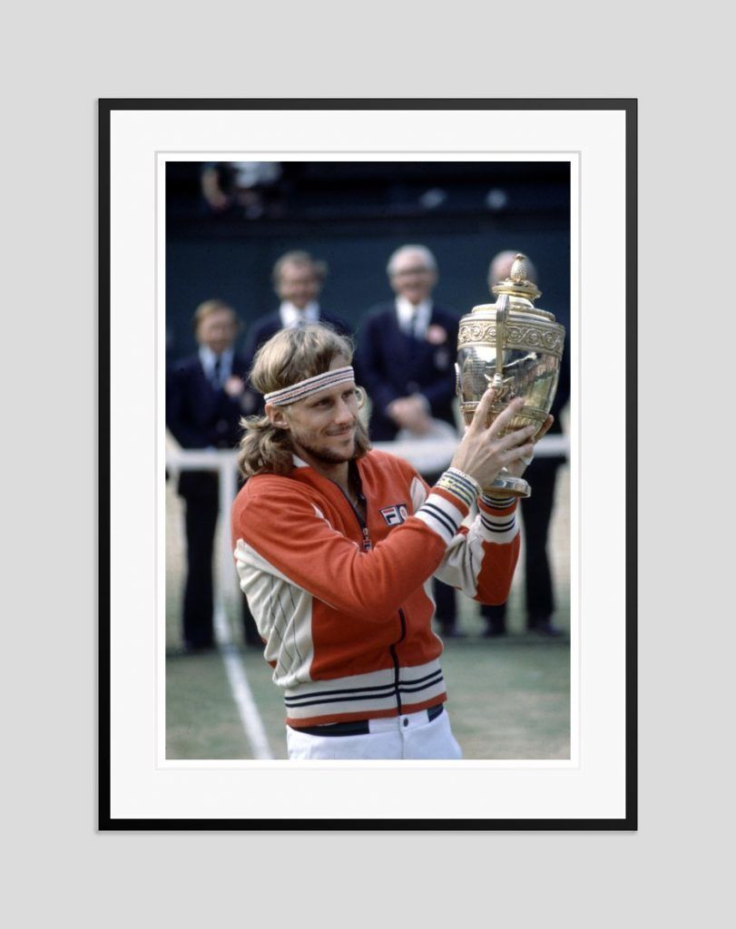 'Bjorn Borg' 1980 Oversize C Type Print Framed In Black