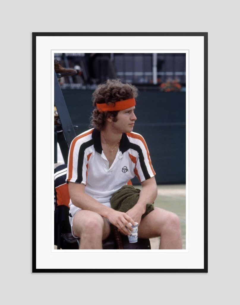 'Mc Enroe' 1980 Oversize C Type Print Framed In Black