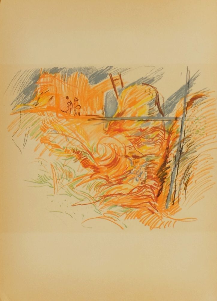 Pignon Edouard Photolithography On Arches Agricultural Scene 11 12