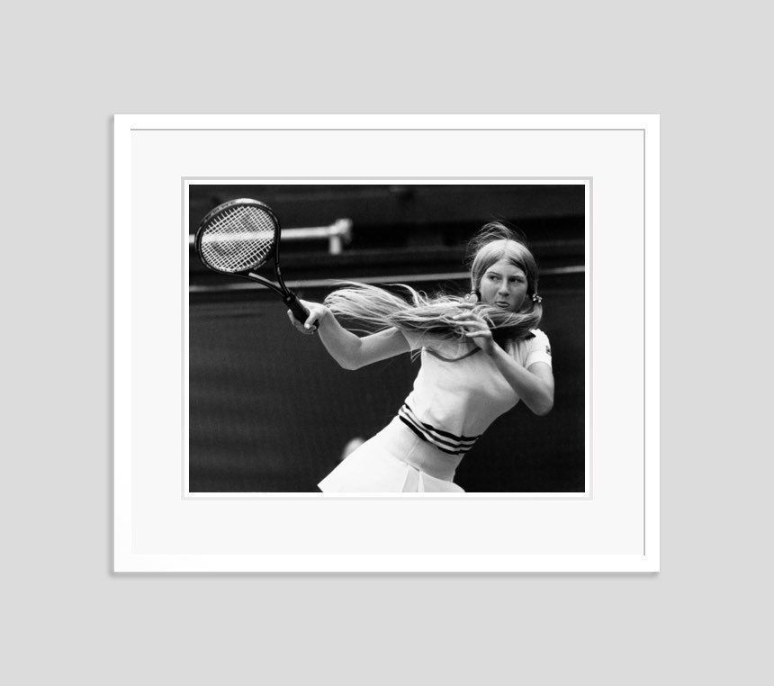 'Andrea Jaeger' 1980 Oversize Archival Pigment Print Framed In White
