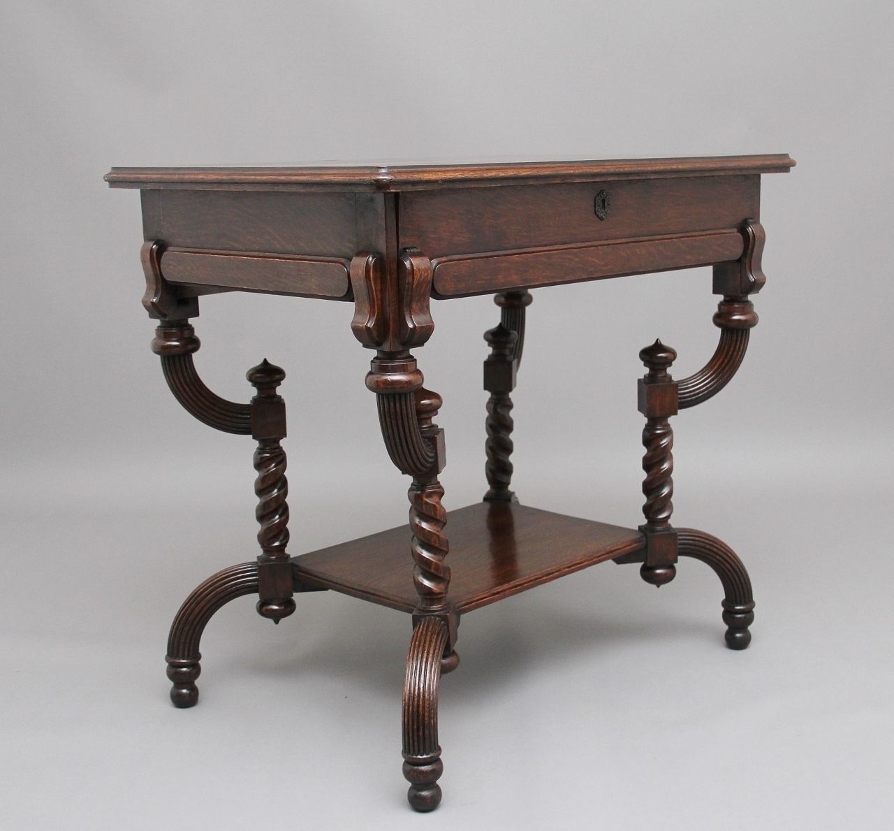 Early 20th Century Metamorphic Oak Desk