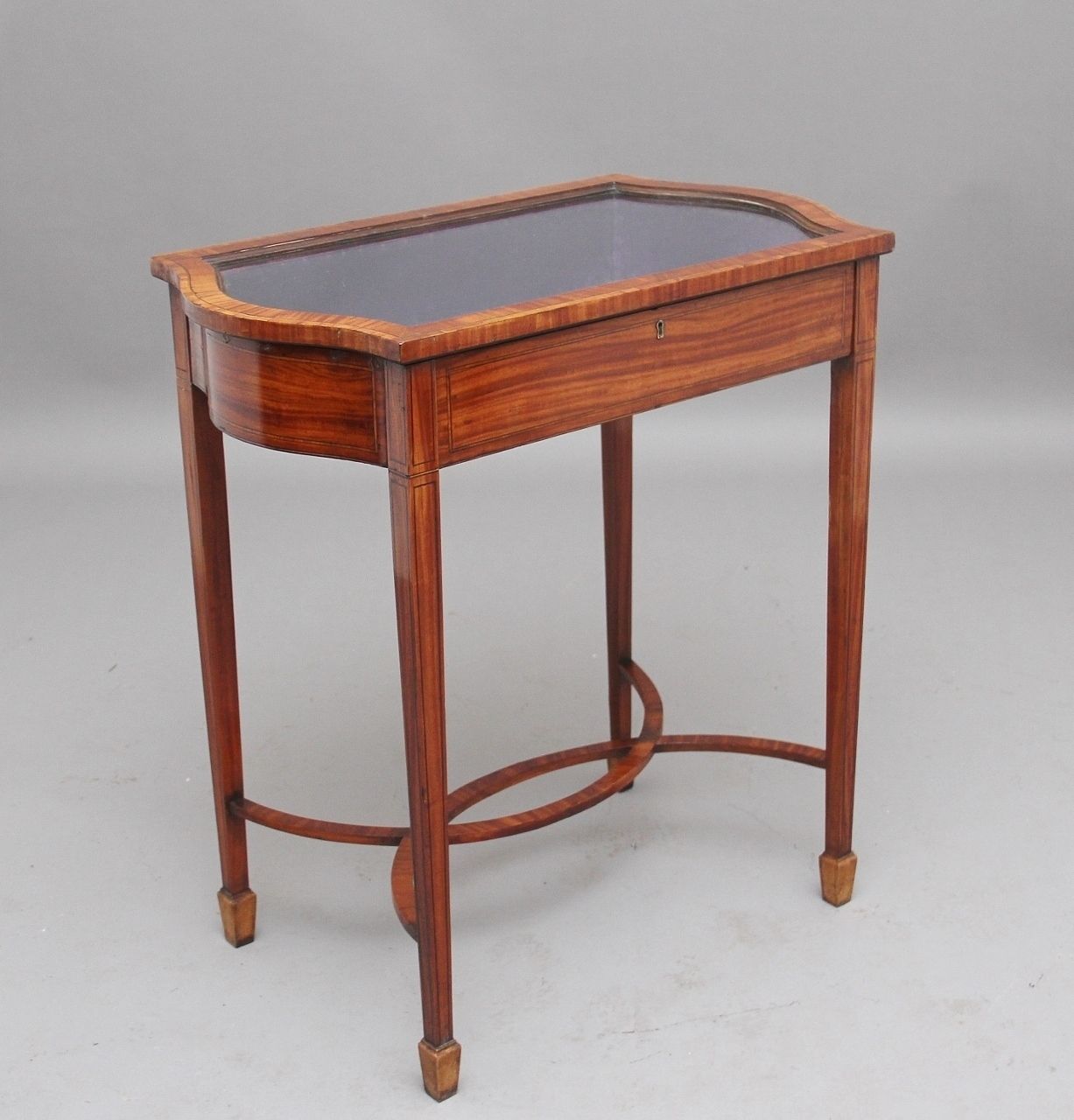 Edwardian Inlaid Satinwood Bijouterie Table photo Furniture
