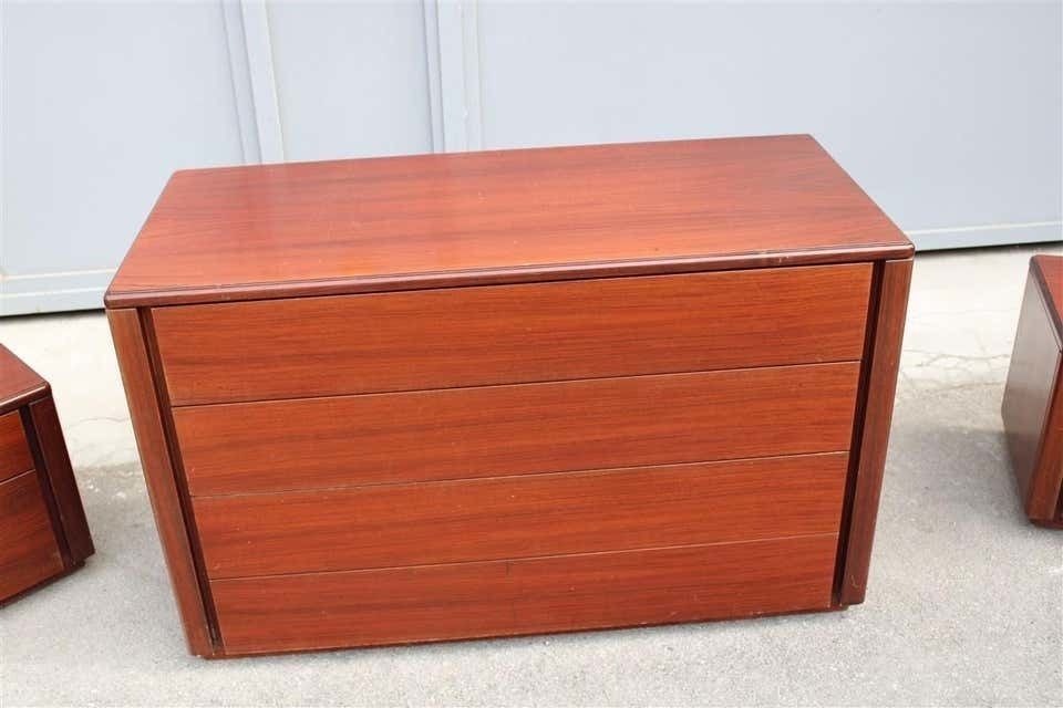 Bedroom Sets Dresser Night Stands Mahogany Minimal Italian Design Razionalist photo vinterior
