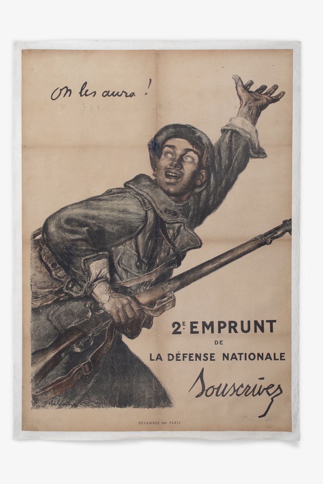 Oh Les Aura! Original French Poster Of World War 1