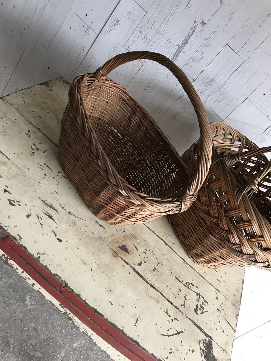 Wicker Baskets, 1960s, Set Of 2 photo furniture