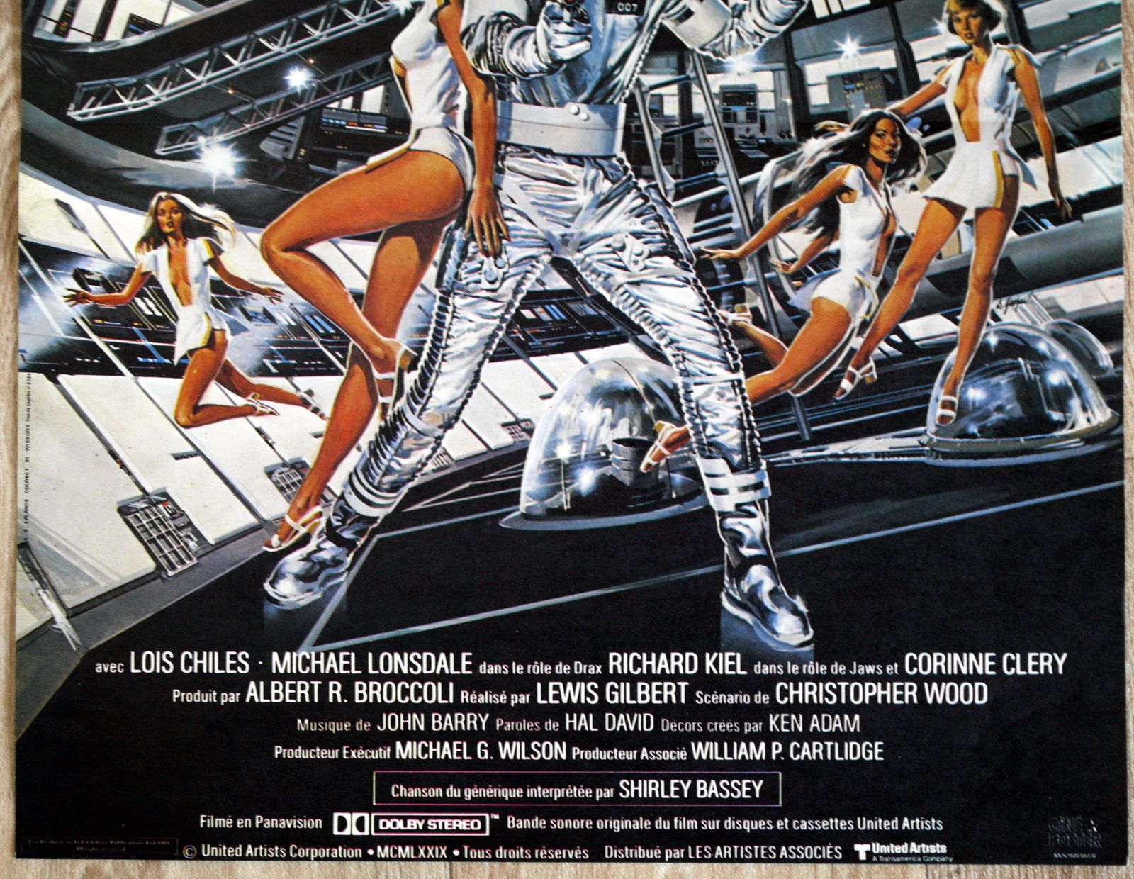 Movie Poster "Moonraker" James Bond 007 Roger Moore photo Art