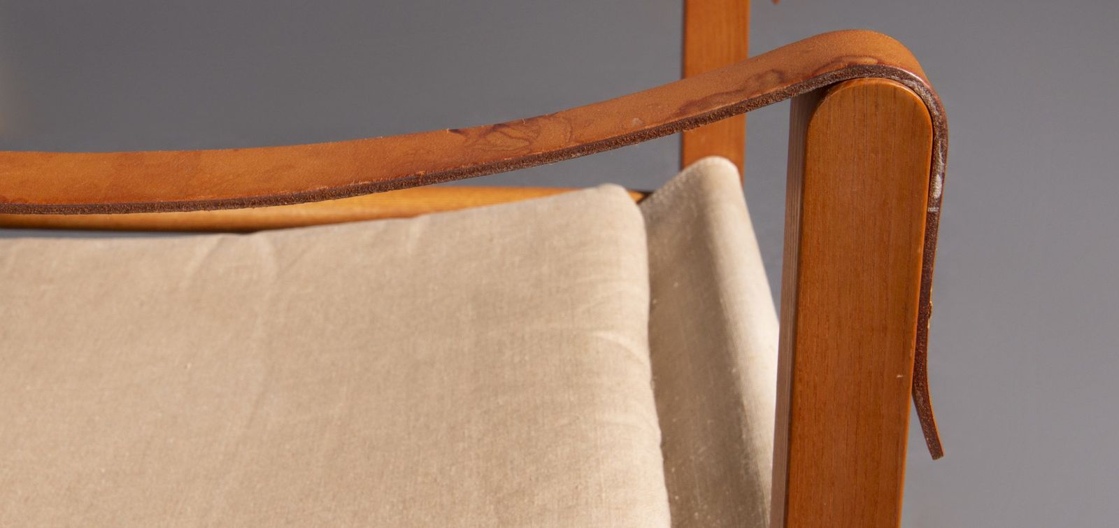 Kaare Klint Safari Chair Produced By Rud Rasmussen photo vintage