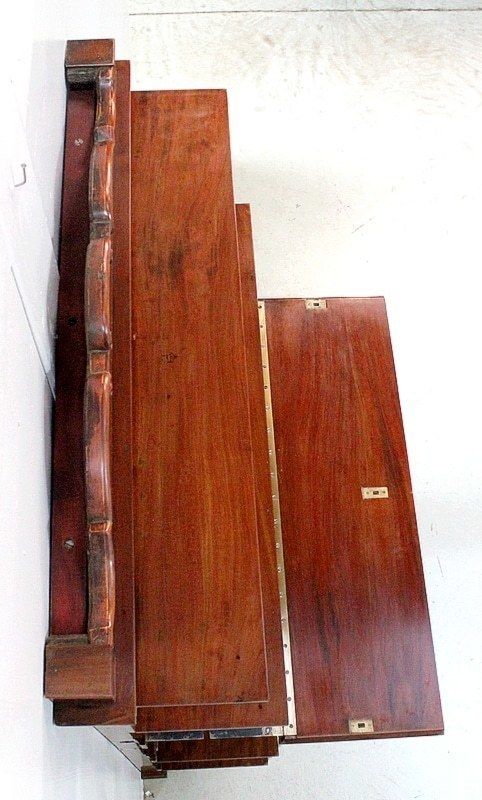 Wall Shelf Or Foot Secretary, Mahogany Late 19th Century photo 3561.74