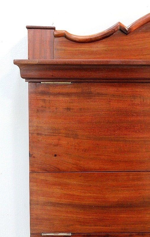photo vinterior Wall Shelf Or Foot Secretary, Mahogany Late 19th Century