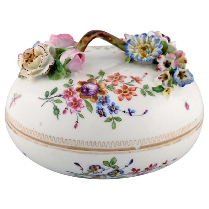 Antique And Rare Meissen Bonbonniere In Hand Painted Porcelain, 19th Century photo furniture