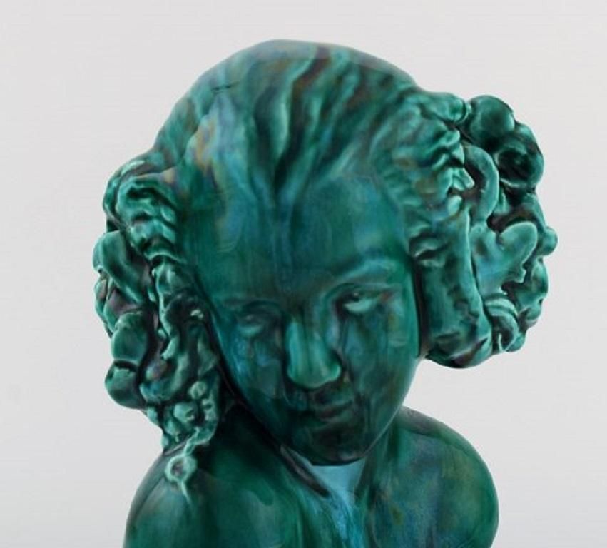 Maxime Real Del Sarte For Sevres, Art Deco Sculpture Of Young Woman photo 926.0