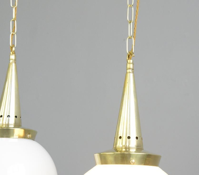 Opaline Pendant Lights By Marianne Brandt For Schwintzer & Gräff photo vinterior