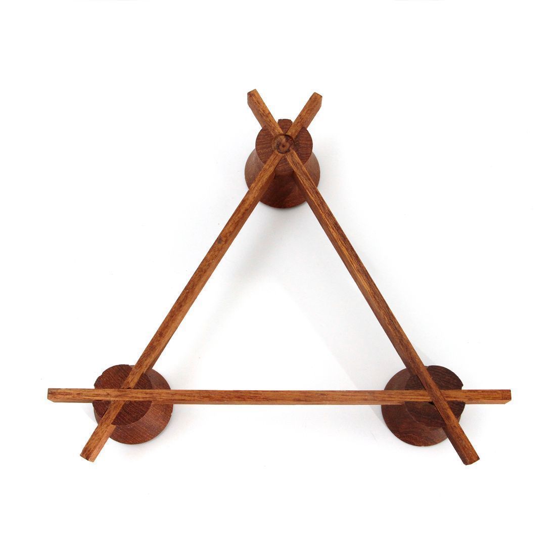 Italian Brass And Wood Candleholder From Anri Form, 1960s photo furniture