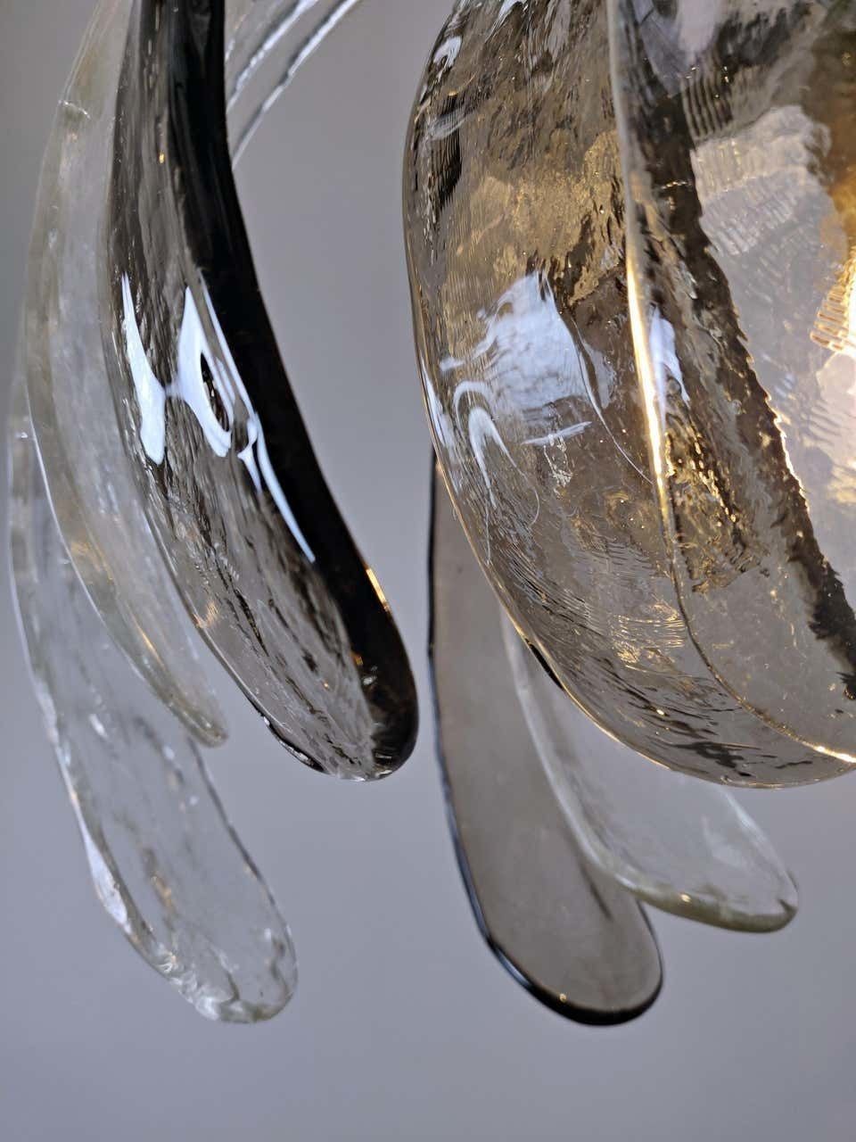 Murano Glass Suspension Model "Artichoke" By Carlo Nason For Mazzega photo vintage
