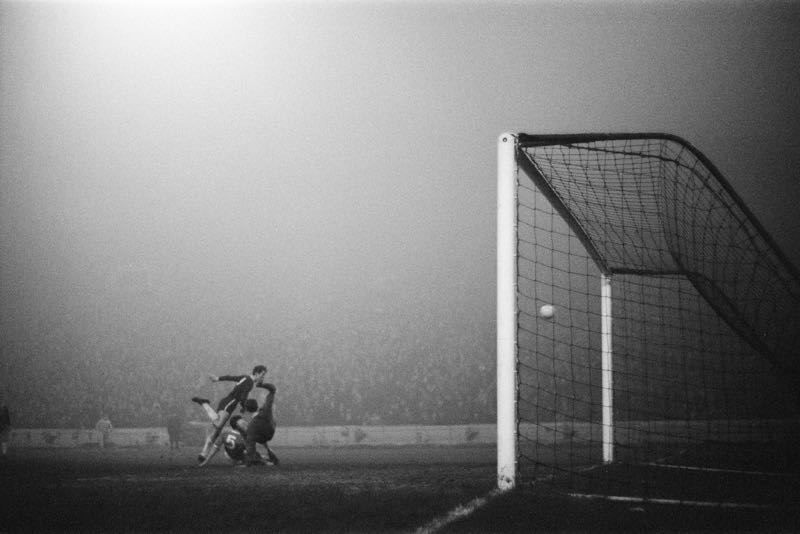 'Chelsea Striker' 1964 Archival Pigment Print Framed In White photo furniture