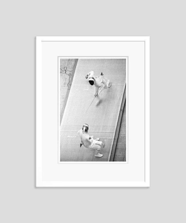 'Okawa Heizabura' 1966 Archival Pigment Print Framed In White
