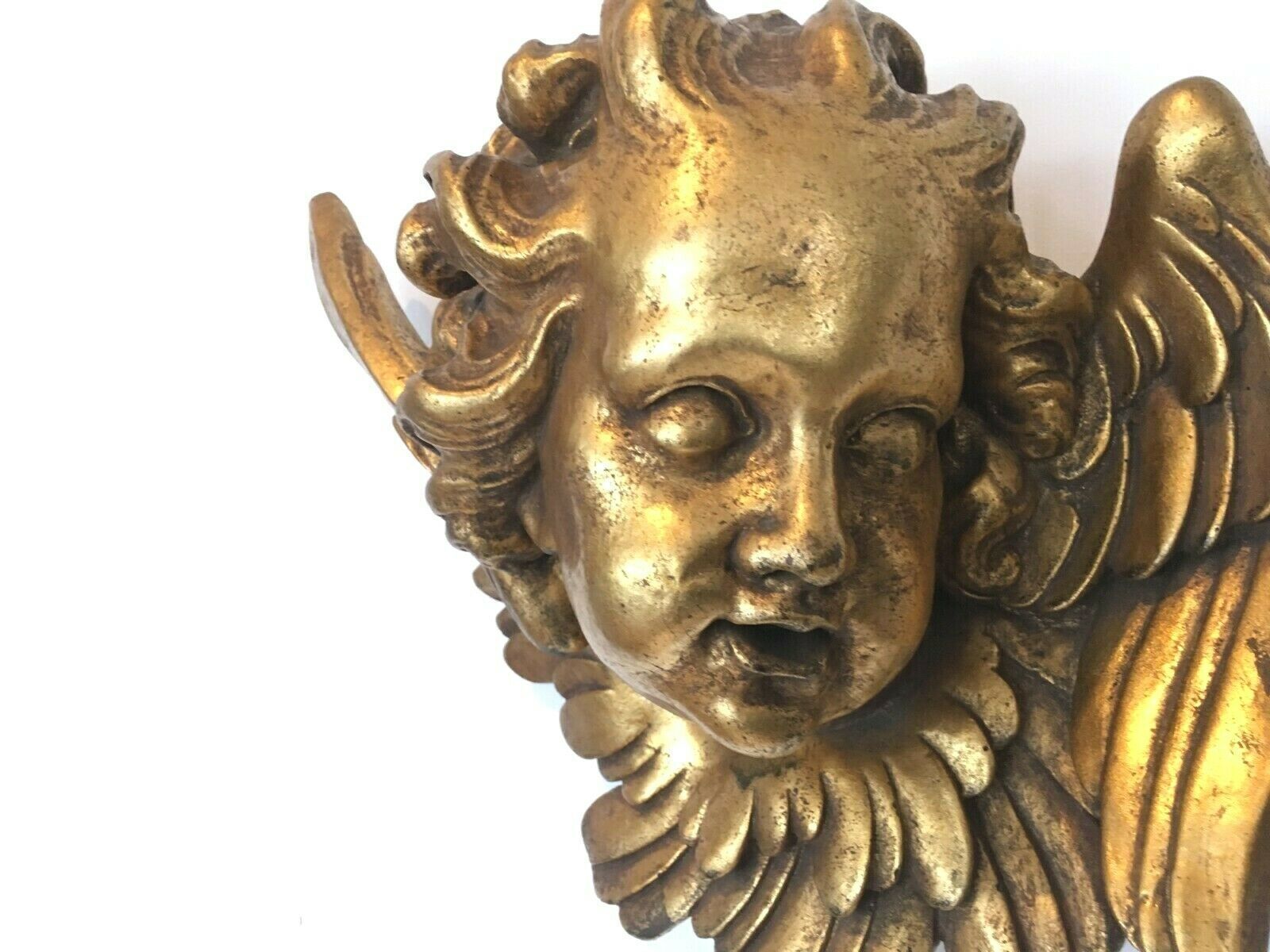 Head Of Cherub In Golden Terracotta Terracotta In The Style Of The Eighteenth Century photo furniture