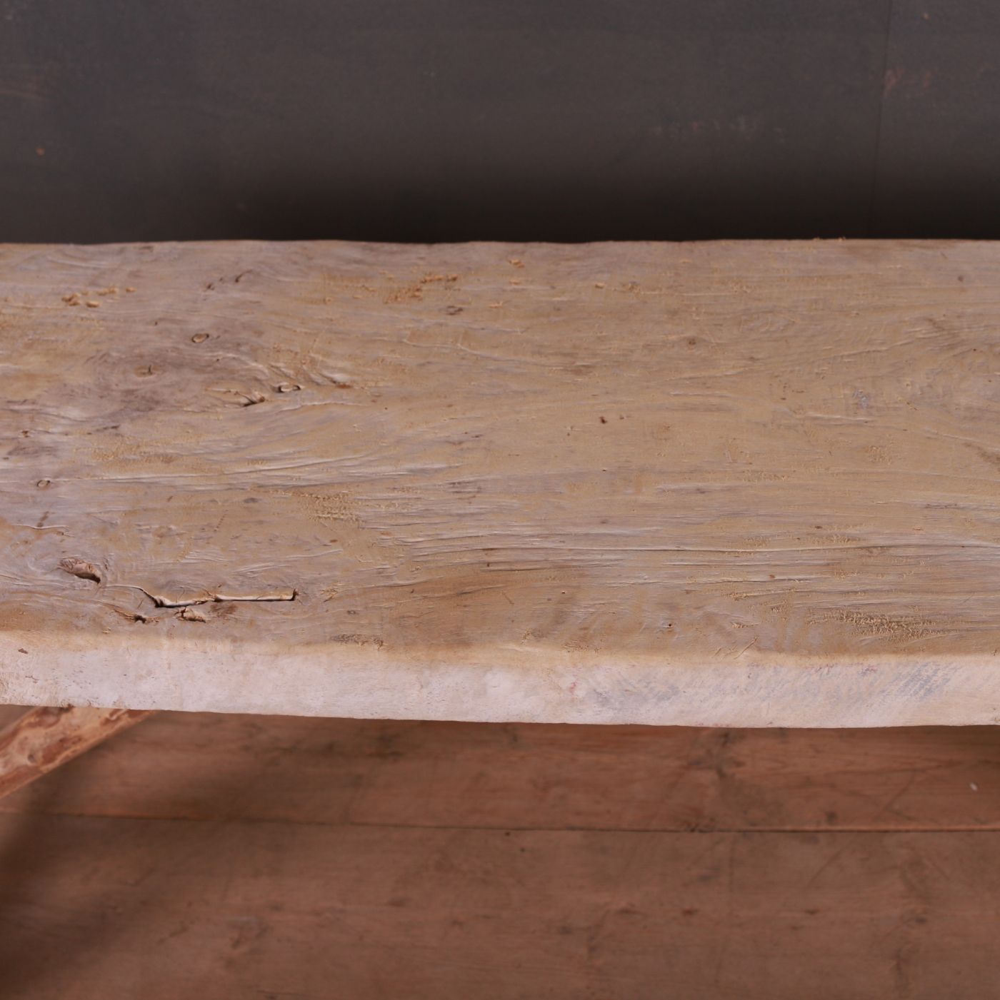 French Scrubbed Trestle Table photo 1800.0
