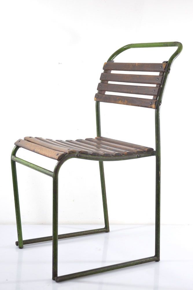 Antieke Houten Verzamelbare Patio , Terras , Tuin  Of Verandastoelen