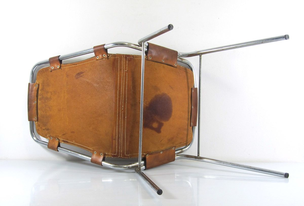 Charlotte Perriand Leather Les Arcs Chair Mid Century Design photo buy